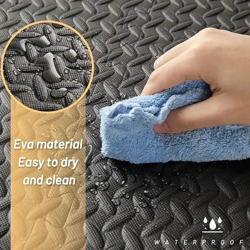 8/16 Piezas Loseta de Suelo de Espuma Antideslizante para Fitness - Alfombra de Protección para Suelo - Colchoneta para Equipo de Fitness Apta para Gimnasio en Casa
