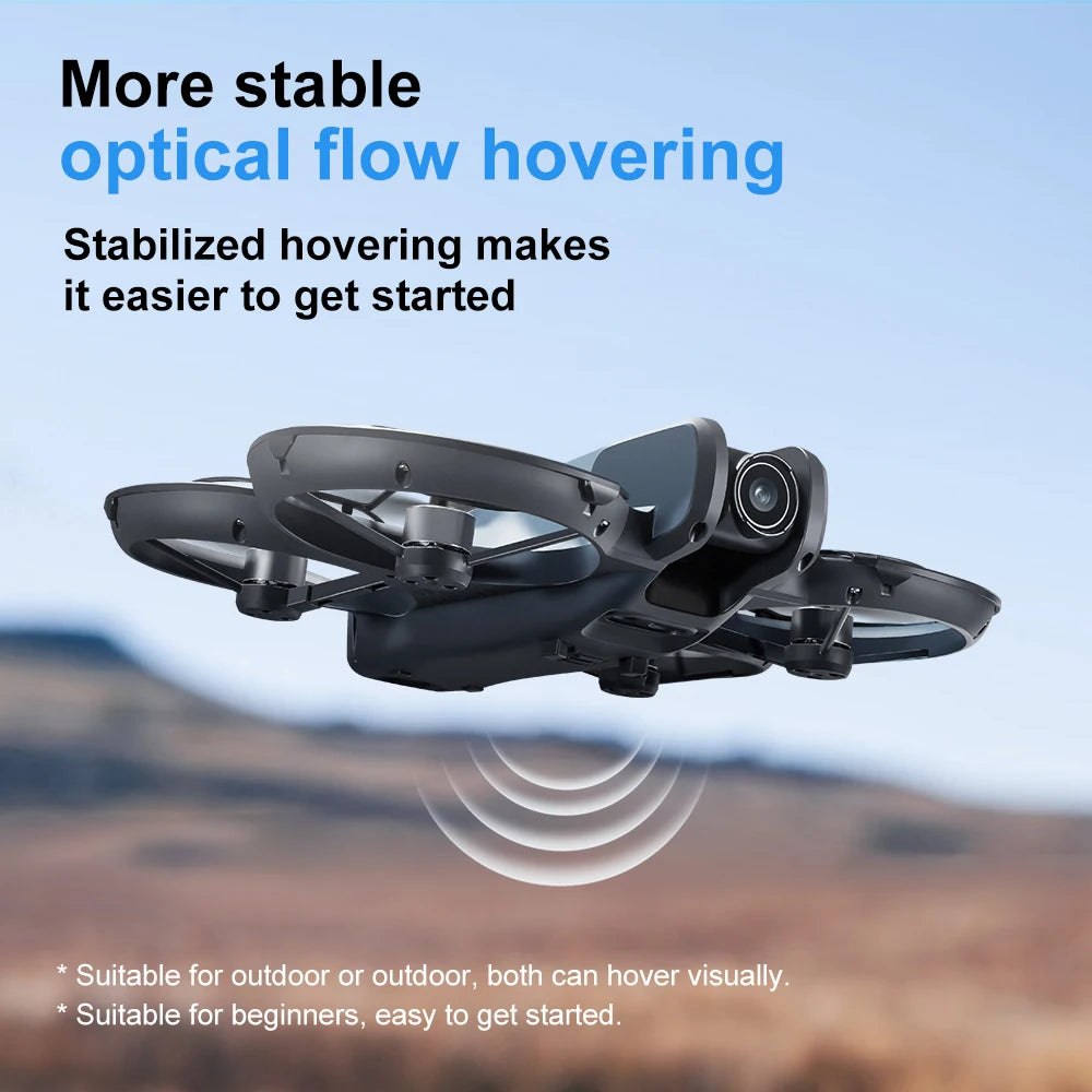 Lenovo V666 : mini dron profesional de 4K para tomas aéreas, con doble cámara de 8K, sistema inteligente de evitación de obstáculos y cuadricóptero sin escobillas.