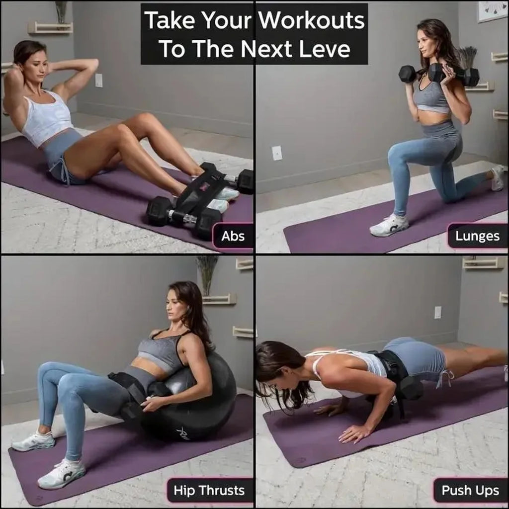 Cinturón Ajustable con Peso / Cinturón Lastre Ajustable para Entrenamiento en Casa, Entrenamiento con Mancuernas y Moldeo de Cadera, Equipo de Fitness para Gimnasio en Casa