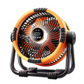 Raugee: Ventilador de techo para acampada, ventilador USB recargable de 20 000 mAh con batería externa y luz LED, con gancho.