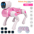 Perro robot inteligente, juguete compañero con IA, comandos de voz, 20 tipos de programación de acciones, canta y cuenta historias, regalo para niños