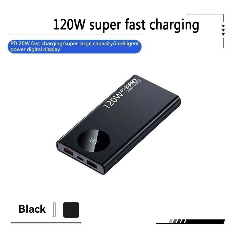 Batería externa de 20 W con carga ultrarrápida y capacidad ultragrande de 80 000 mAh