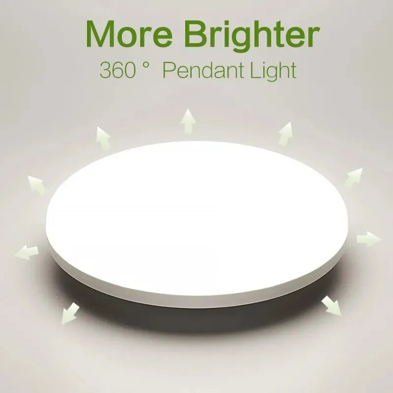 Lámpara de techo LED redonda ultradelgada, impermeable, para empotrar, 6500 K (luz diurna), iluminación moderna para el hogar: dormitorio, cocina y pasillo