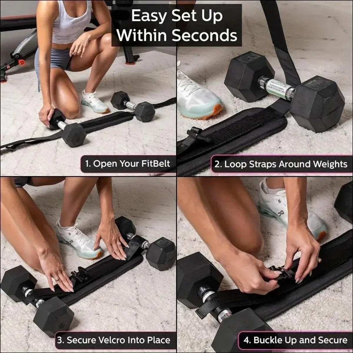 Cinturón Ajustable con Peso / Cinturón Lastre Ajustable para Entrenamiento en Casa, Entrenamiento con Mancuernas y Moldeo de Cadera, Equipo de Fitness para Gimnasio en Casa
