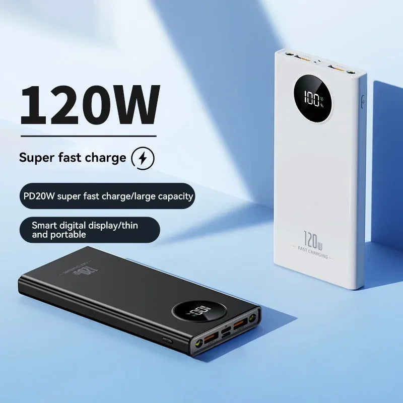 Batería externa de 20 W con carga ultrarrápida y capacidad ultragrande de 80 000 mAh