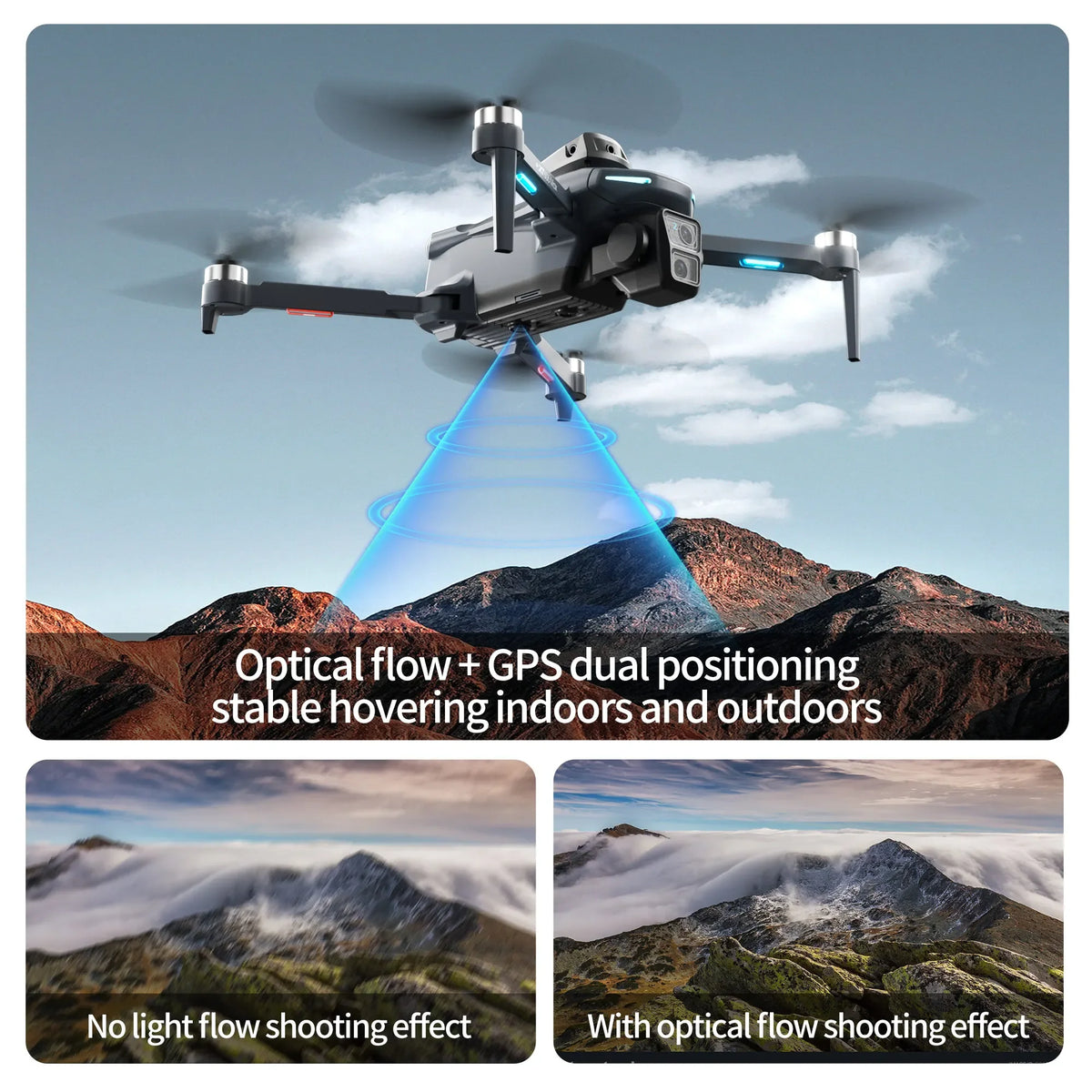 Lenovo XT606: Dron con GPS, cámara profesional 4K y 8K HD, pantalla FPV, sistema de evitación de obstáculos de 360°, cuadricóptero
