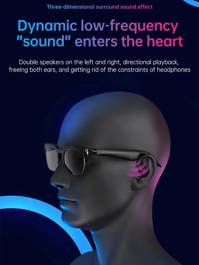 VIVO 2026: nuevas gafas inteligentes con traducción por IA, Bluetooth, grabación de conversaciones y reproducción de música. Gafas de sol inteligentes para hombre y mujer.