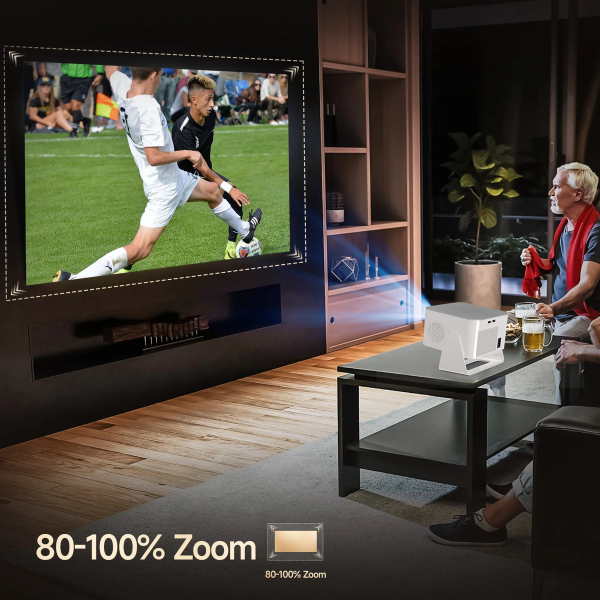 Magcubic: con enfoque automático, Android 14, 4K, 900 ANSI, 8K nativo, 1080p, con Wi-Fi 6, Bluetooth 5.4, 16 GB.