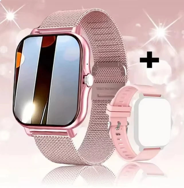 LAXASFIT 2025: con pantalla táctil completa, reloj deportivo para fitness y llamadas por Bluetooth