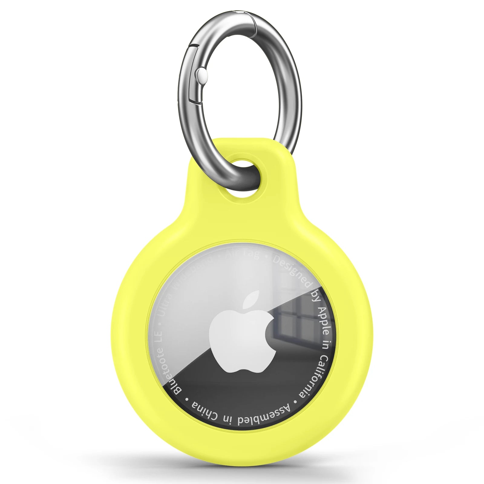 Funda de TPU para Apple AirTag con llavero: carcasa protectora antirrayaduras para localizador