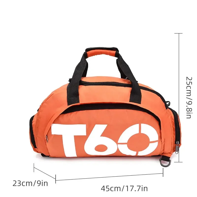 Bolsa Gym Oxford Dry & Wet - Gran capacidad con compartimento para zapatos | Resistente y Antidesgaste | Unisex