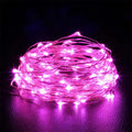 1 paquete de guirnalda de luces LED con hilo de cobre, de 1/2/3/5/10 m, alimentada por pilas, para decorar dormitorios, jardines, fiestas y bodas