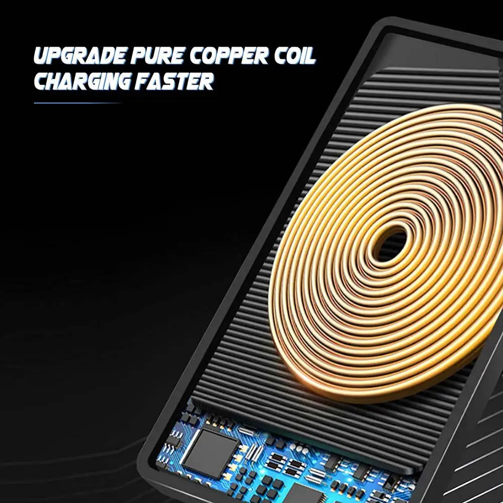 Cargador inalámbrico para coche para iPhone 16, 15, 15 Pro Max, 14, 13, 12 y X; Samsung S24 y S23. Cargador inalámbrico para coche con base de silicona y soporte. Cargador rápido