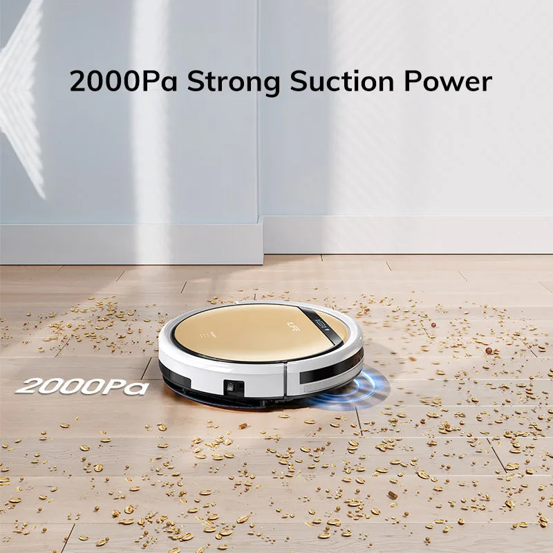 ILIFE V5s Ultra Robot Aspirador y Fregasuelos 2 en 1, 4000Pa de Succión, Control por App.