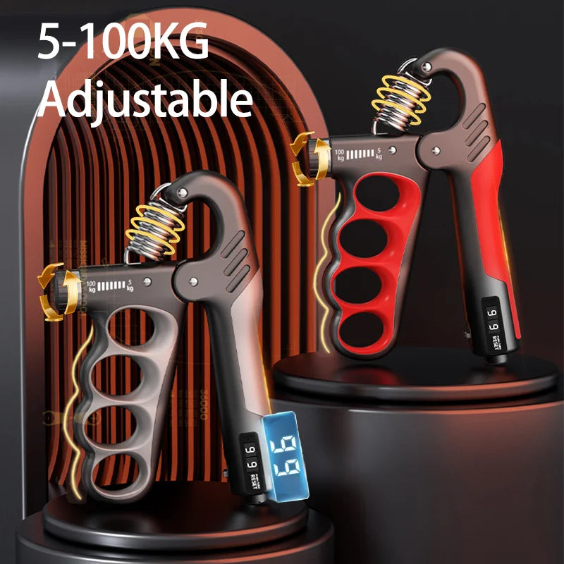 Fortalecedor de Agarre Ajustable 5-60KG / 100KG / 150KG | Expansor de Muñeca para Gym | Ejercitador de Fuerza de Mano y Recuperación Muscular