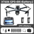 Lenovo XT606: Dron con GPS, cámara profesional 4K y 8K HD, pantalla FPV, sistema de evitación de obstáculos de 360°, cuadricóptero