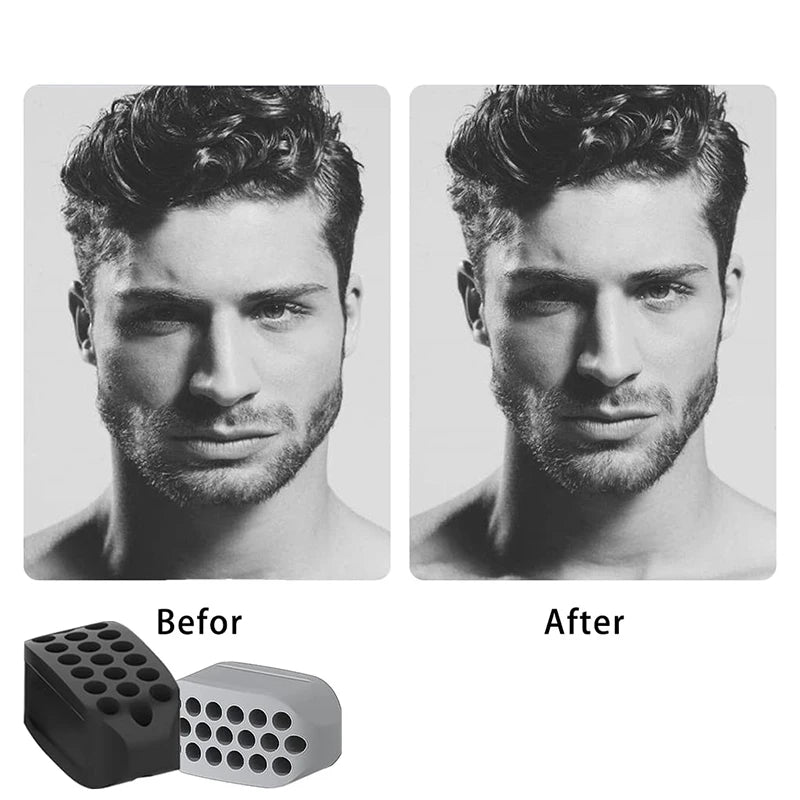 Ejercitador de Mandíbula de Silicona - Tonificador Facial y Fitness de Jawline | Bola para Tonificación de Cuello | Herramienta de Belleza Facial y Eliminador de Papada