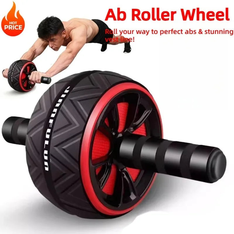 Rueda Abdominal Antideslizante y Silenciosa - Equipo Premium de Ejercicio Abdominal para Gimnasio en Casa, Ideal para Hombres y Mujeres para Construir un Core Fuerte y Abdominales