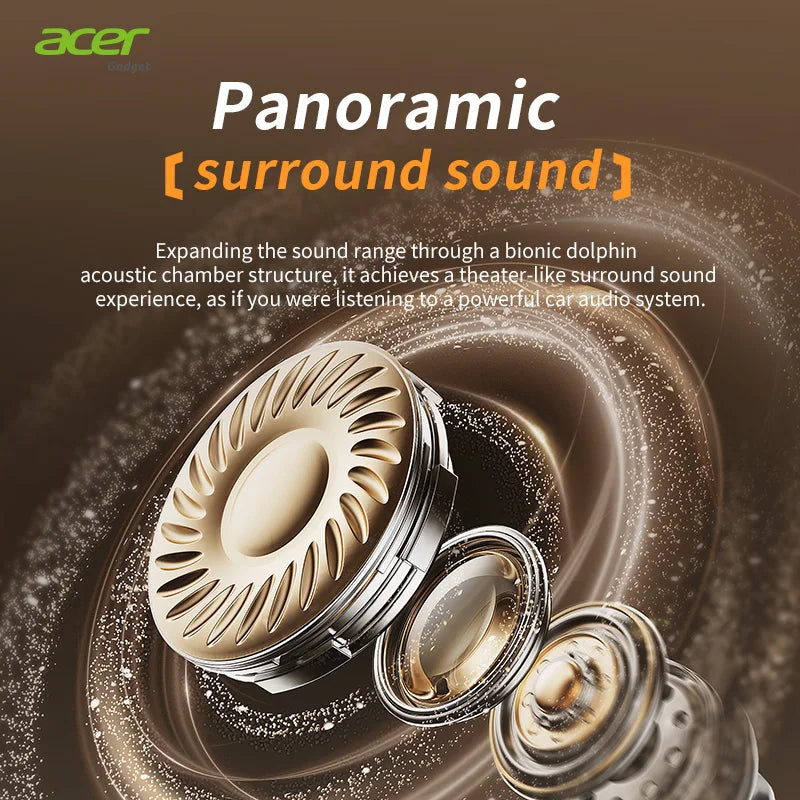 Acer Ohr546 2025: auriculares inalámbricos con reducción de ruido.