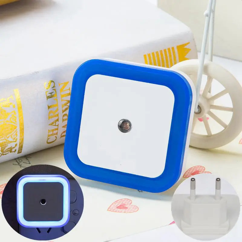 Luces nocturnas LED inalámbricas con sensor; mini luces nocturnas con enchufe UE/EE. UU. para la habitación de los niños, el dormitorio y la sala de estar; iluminación decorativa