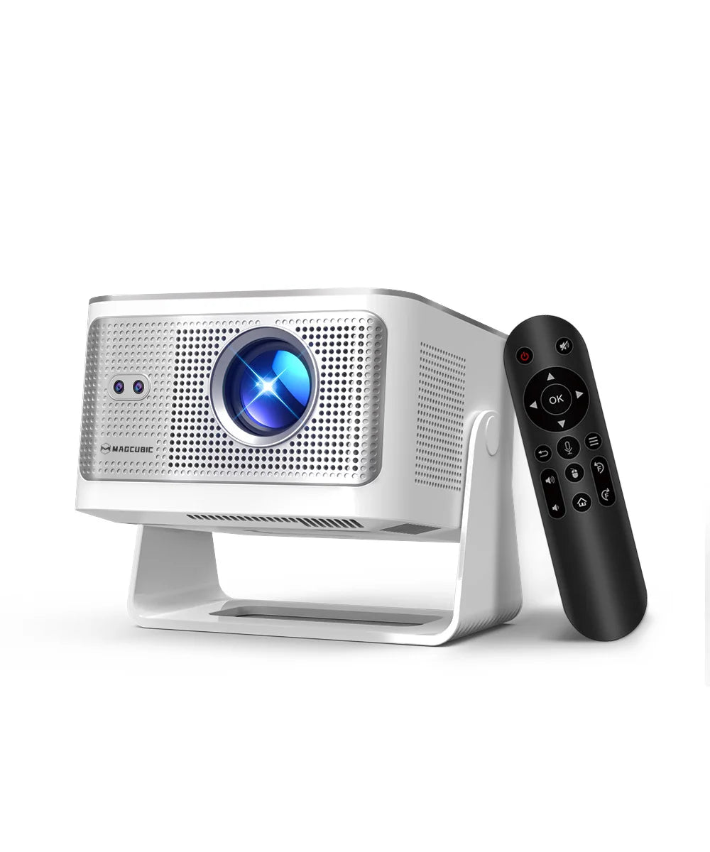 Magcubic: con enfoque automático, Android 14, 4K, 900 ANSI, 8K nativo, 1080p, con Wi-Fi 6, Bluetooth 5.4, 16 GB.
