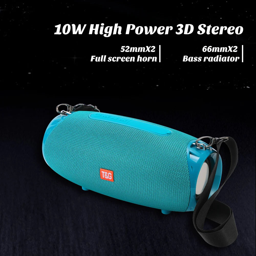 T&amp;G: Subwoofer, inalámbrico, para ordenador, PC, TV, radio FM, 10 W.