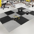 8/16 Piezas Loseta de Suelo de Espuma Antideslizante para Fitness - Alfombra de Protección para Suelo - Colchoneta para Equipo de Fitness Apta para Gimnasio en Casa