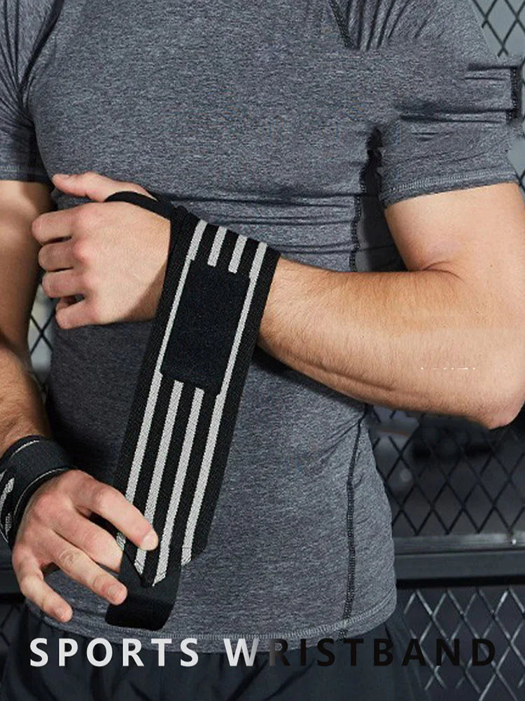 1/2 Piezas Muñequera de Soporte, Correas de Sujeción Extra Fuertes, Vendas para Levantamiento de Pesas, Equipo de Protección Fitness
