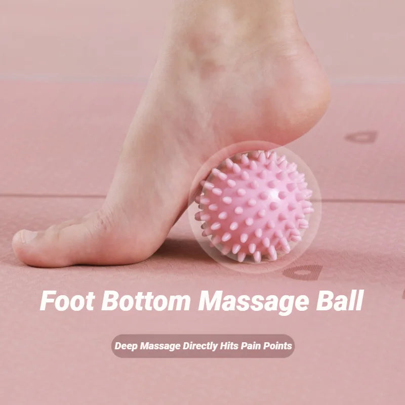 Bola de Masaje Deportivo 6CM | Liberación Miofascial | Masajeador de Tejido Profundo con Púas | Alivio de Puntos Gatillo y Recuperación Muscular | Erizo Duradero