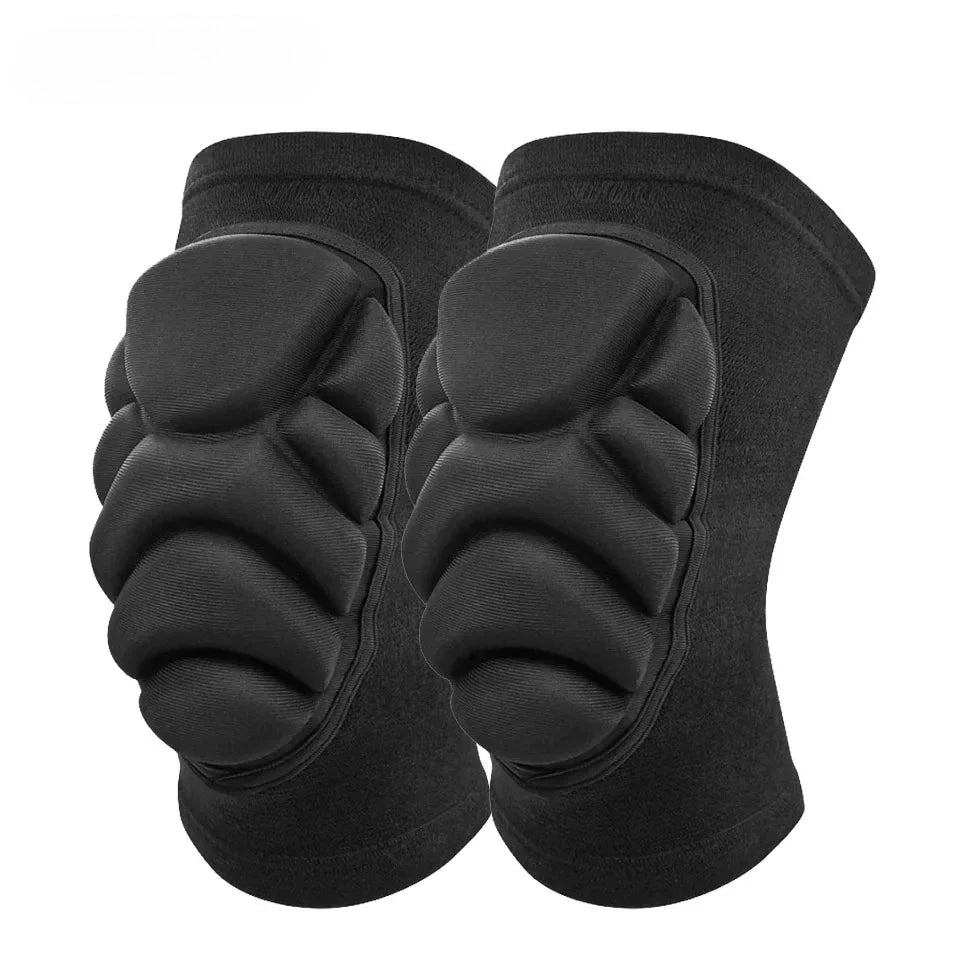 1 Par de Rodilleras Antideslizantes con Espuma EVA Gruesa, Protección para Voleibol, Fútbol, Danza, Prevención de Golpes y Colisiones - Manga para Rodilla
