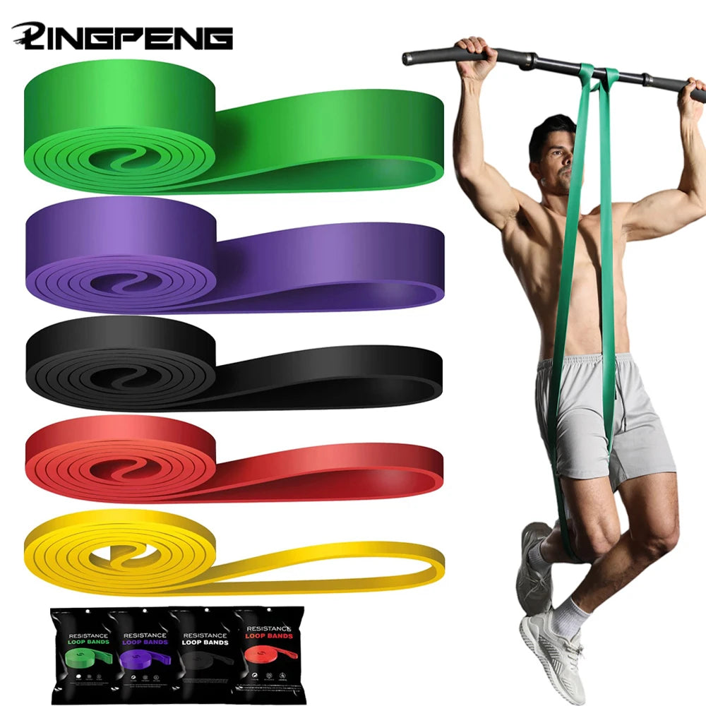 Banda de Resistencia de Alta Resistencia 20∼230lbs | Banda de Goma para Entrenamiento de Agilidad | Equipo de Gym, Yoga, Pilates y Gimnasio en Casa