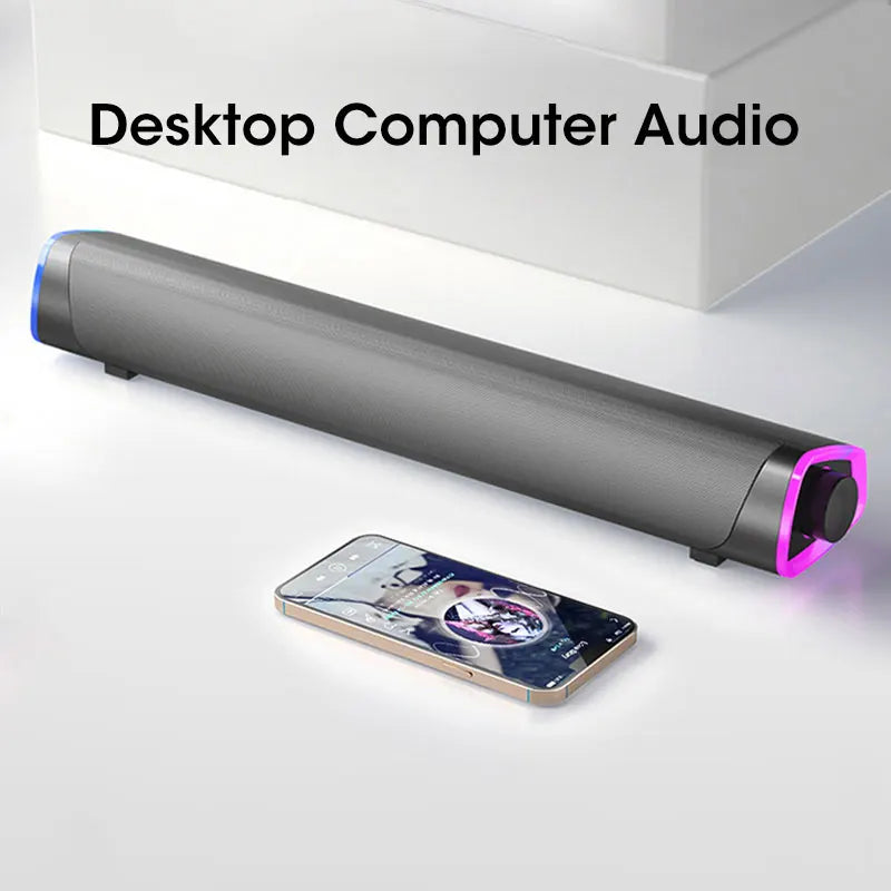 Niye: 4D sonido estéreo, subwoofer y Bluetooth, reproductor de música y altavoz con cable