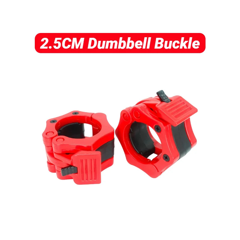 Collarines para Barra de 25MM - Abrazaderas de Liberación Rápida - Clips para Barra de Pesas para Halterofilia y Entrenamiento de Fuerza - Cierre de Seguridad Spinlock
