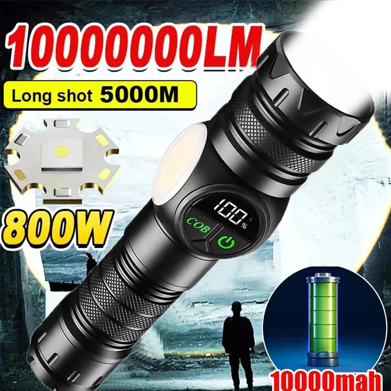 Mikenoon: magnética y táctica, con luz lateral COB y con función de zoom