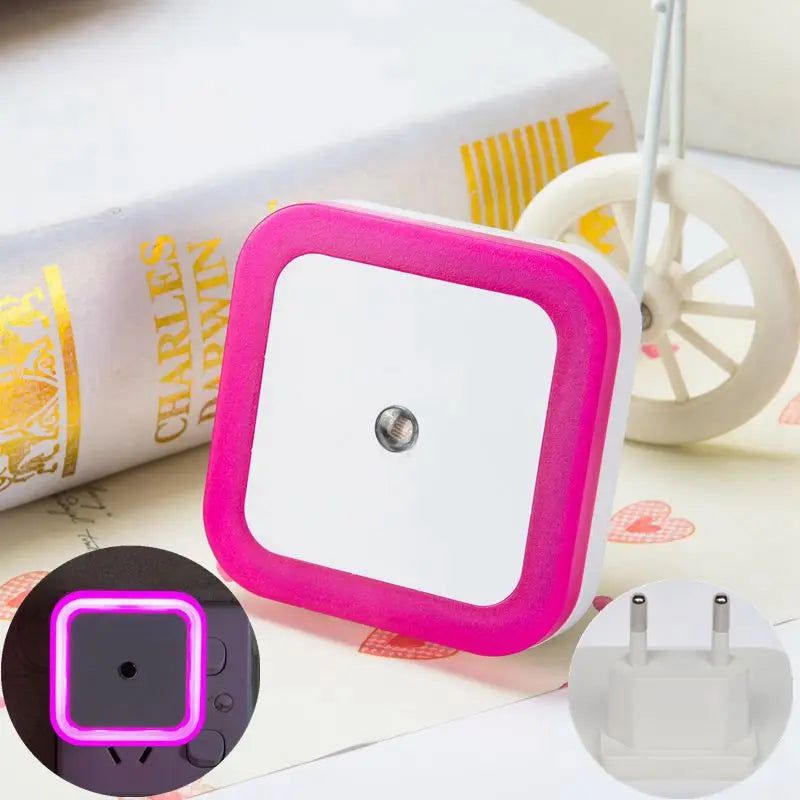 Luces nocturnas LED inalámbricas con sensor; mini luces nocturnas con enchufe UE/EE. UU. para la habitación de los niños, el dormitorio y la sala de estar; iluminación decorativa