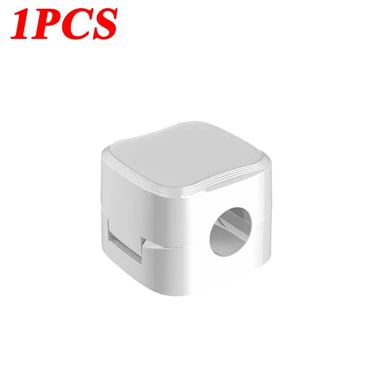 Sujetacables magnético, sujetacables adhesivo, organizador de cables para el hogar y la oficina, para organizar los cables debajo del escritorio