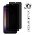 Cristal templado de privacidad para Samsung Galaxy S24 y S23 Plus. Protector de pantalla antiespía con función de huella dactilar para Samsung S22, S26 y S25