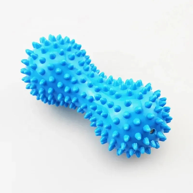1 Pieza Pelota de Masaje en Forma de Cacahuete - Pelota de Masaje con Pinchos de PVC de Colores - Pelota Sensorial para Dolor Muscular y Estrés - Masajeador Muscular para Pies para Relajación
