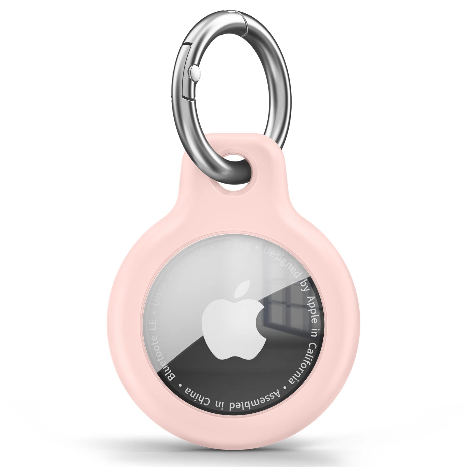 Funda de TPU para Apple AirTag con llavero: carcasa protectora antirrayaduras para localizador