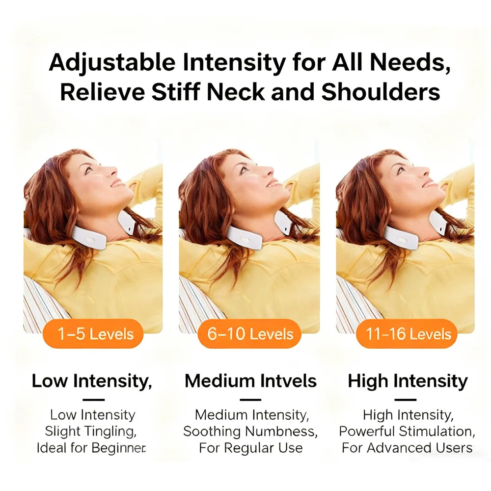 Masajeador de Cuello Recargable F2 OREADEX | Portátil con Vibración